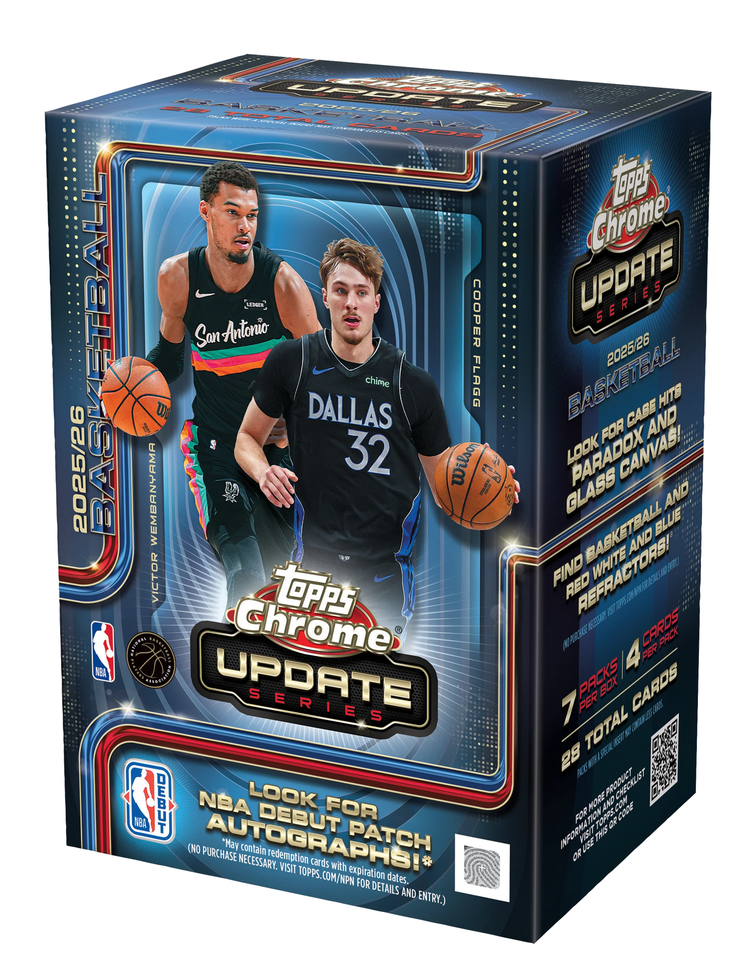 2025 Topps Chrome Update Basketball Value Box