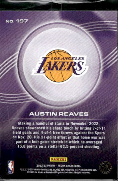 2022-23 Panini Recon #197 Austin Reaves