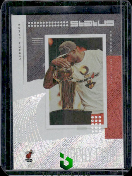 2019-20 Panini Status #23 LeBron James Trophy Club