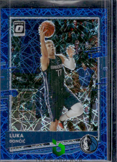 2020-21 Donruss Optic #86 Luka Doncic Blue Velocity