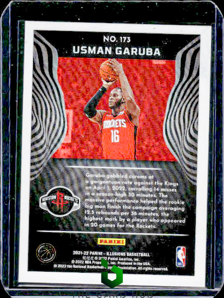 2021-22 Panini Illusions #173 Usman Garuba Red #/99 RC