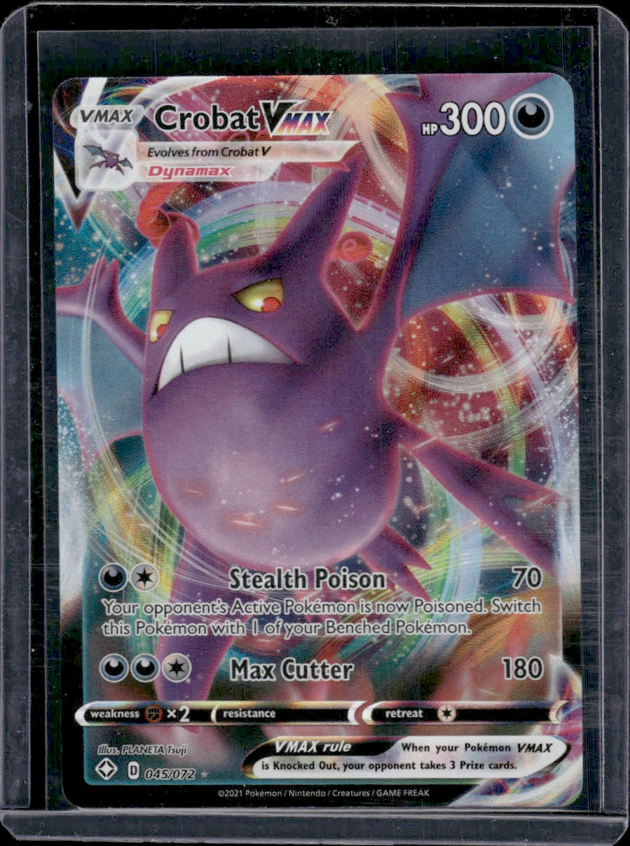 Crobat VMAX Shining Fates #045/072 Ultra Rare The Card Hub Crobat VMAX Shining Fates #045/072 Ultra Rare The Card Hub