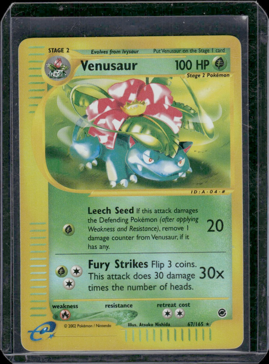 Venusaur (67) Expedition #067/165 Rare The Card Hub Venusaur (67) Expedition #067/165 Rare The Card Hub