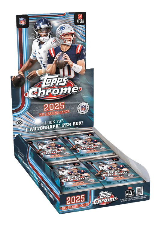 2025 Topps Chrome NFL Hobby Box