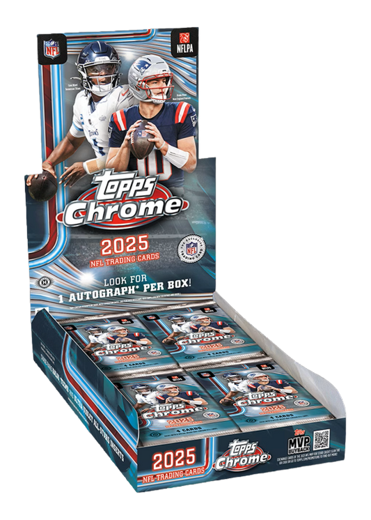 2025 Topps Chrome NFL Hobby Box