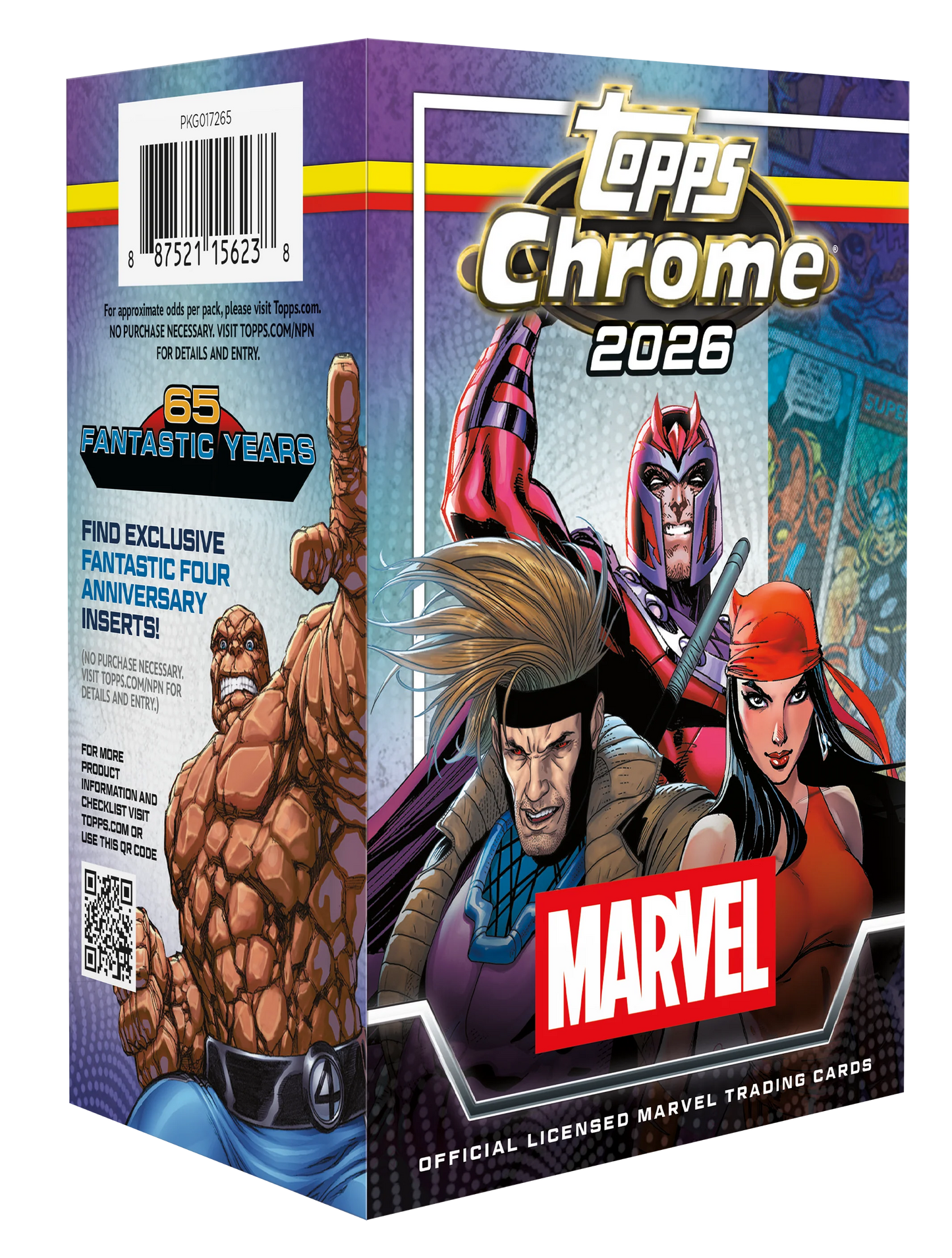 2026 Topps Chrome Marvel Value Box