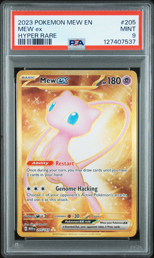 2023 Pokemon Mew En-151 Mew Ex #205 PSA 9