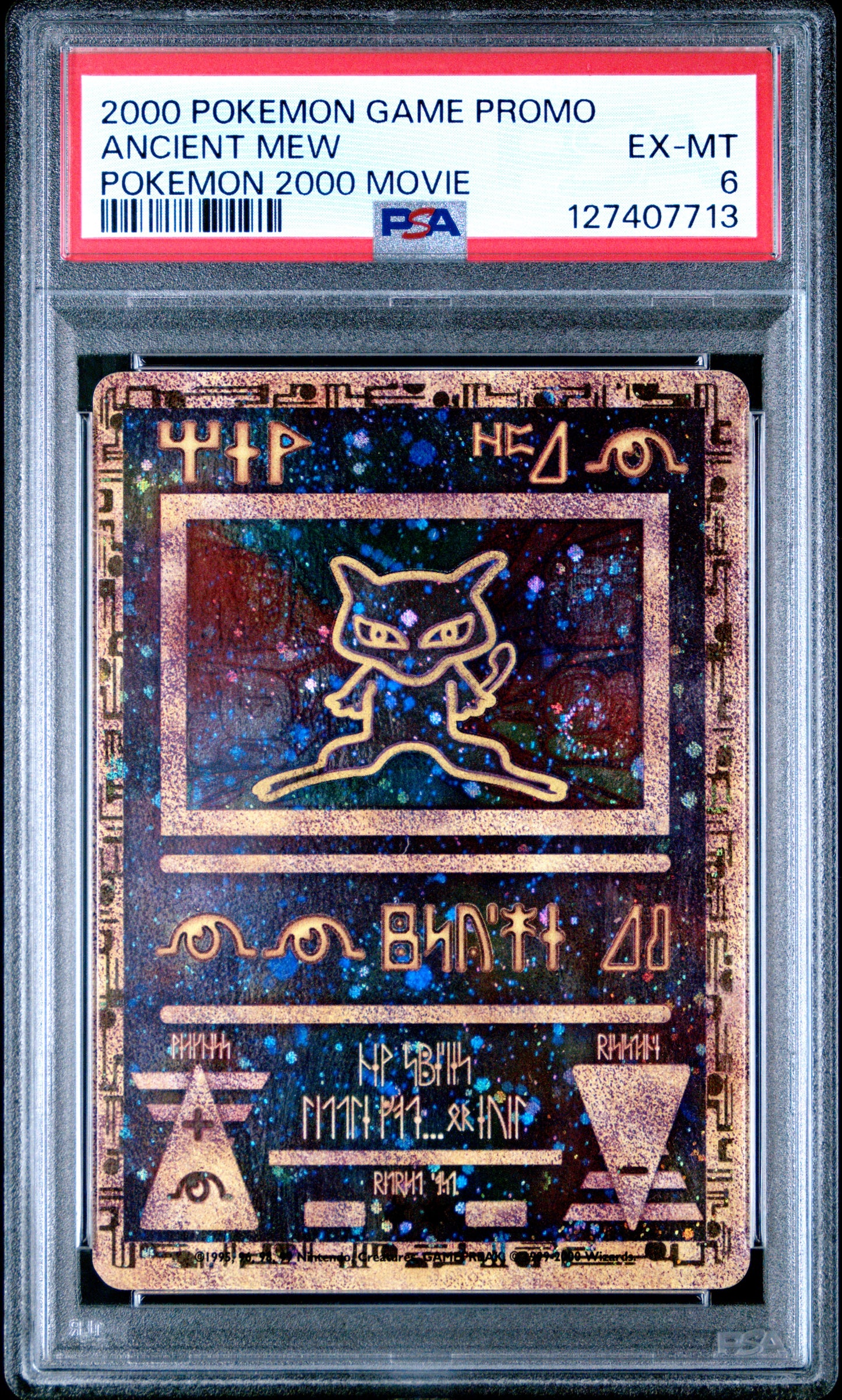2000 Pokemon Game Movie Ancient Mew # PSA 6