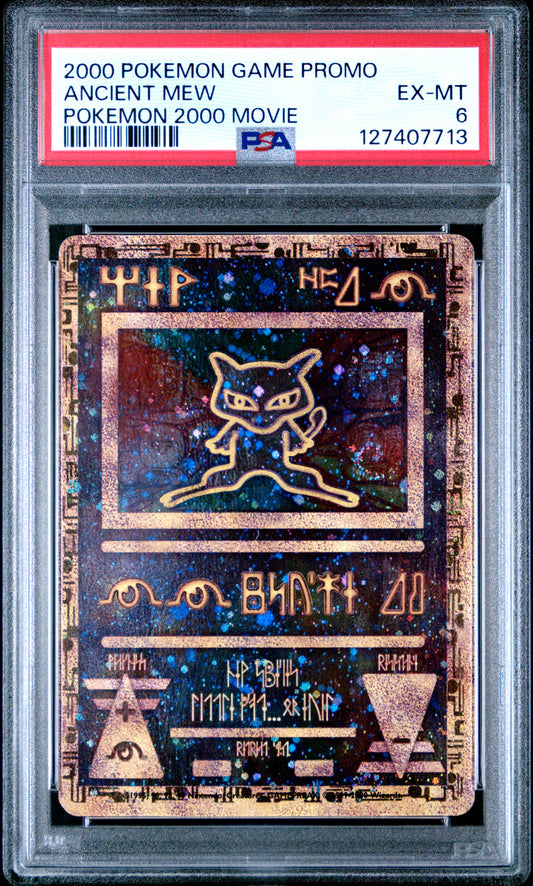 2000 Pokemon Game Movie Ancient Mew # PSA 6