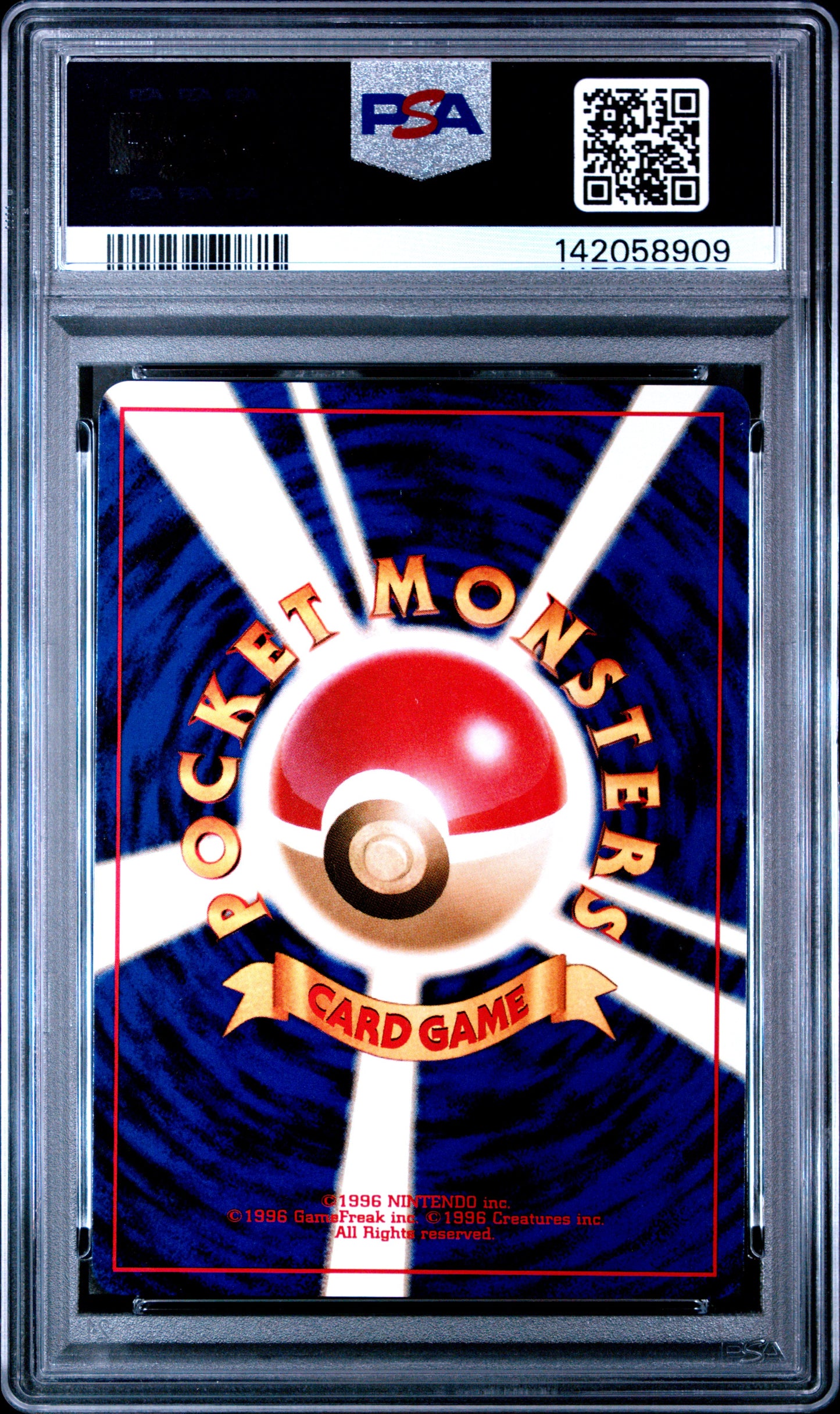 2001 Pokemon Japanese Neo 4 Dark Espeon-Holo #196 PSA 9