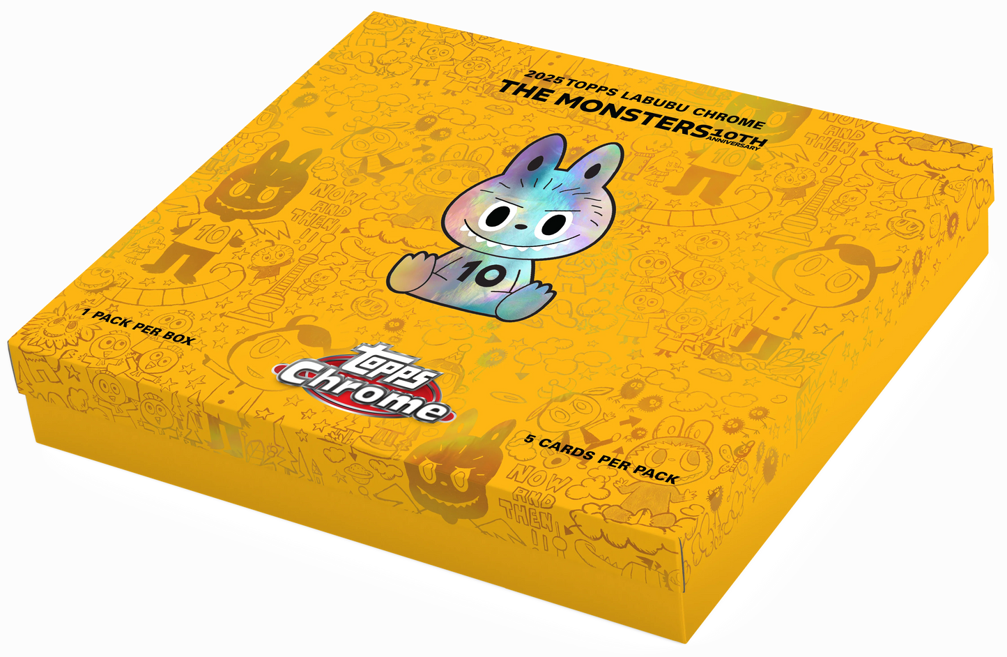 2025 Topps Chrome Labubu 10th Anniversary Box (Instock)