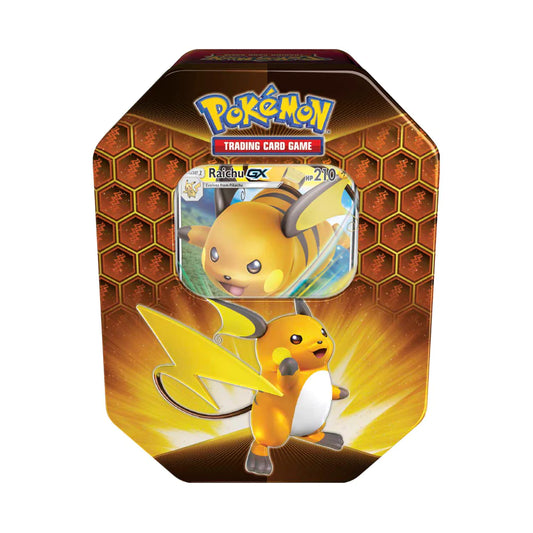 Pokemon Hidden Fates Raichu Tin