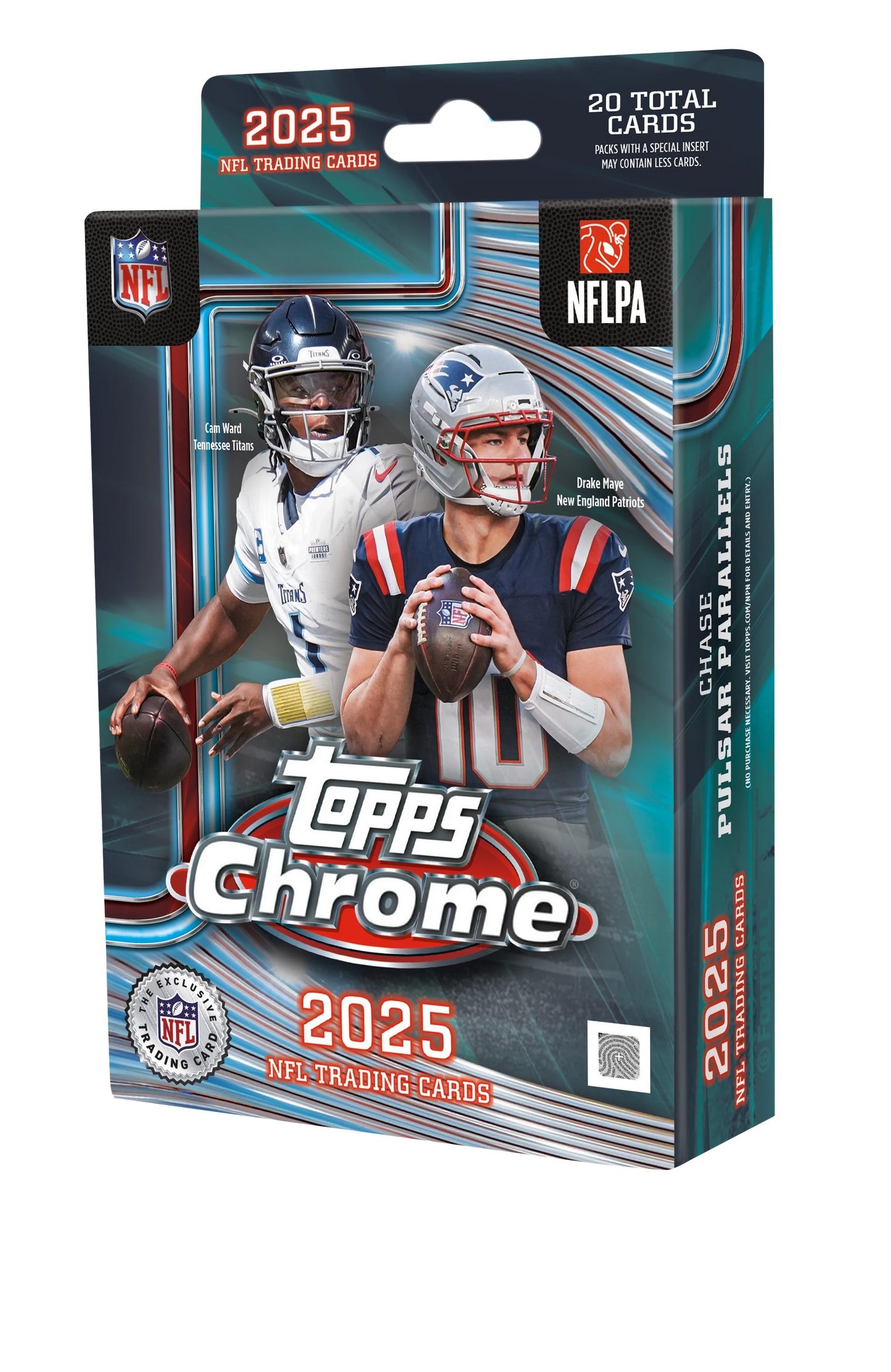 2025 Topps Chrome NFL Hanger Box