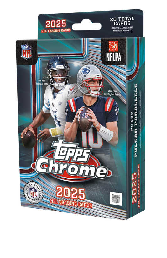 2025 Topps Chrome NFL Hanger Box