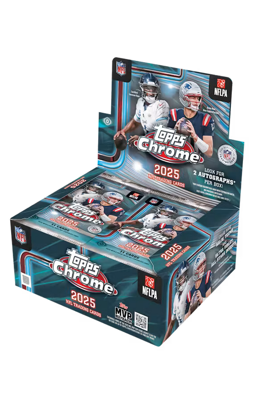 2025 Topps Chrome NFL Jumbo Box