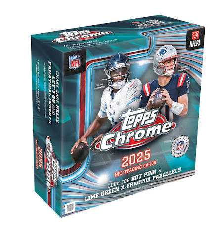 2025 Topps Chrome NFL Mega Box