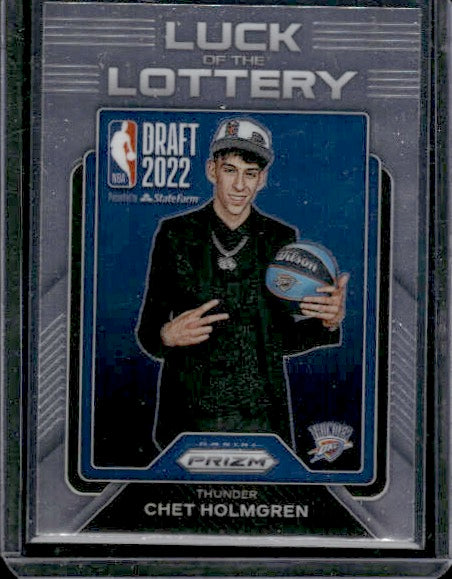 2022-23 Panini Prizm #13 Chet Holmgren Luck of the Lottery RC