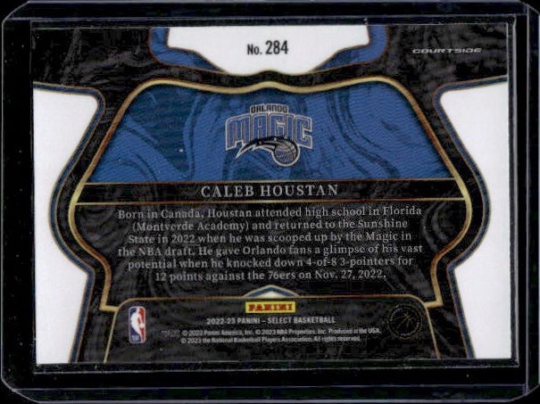 2022-23 Panini Select #284 Caleb Houstan RC