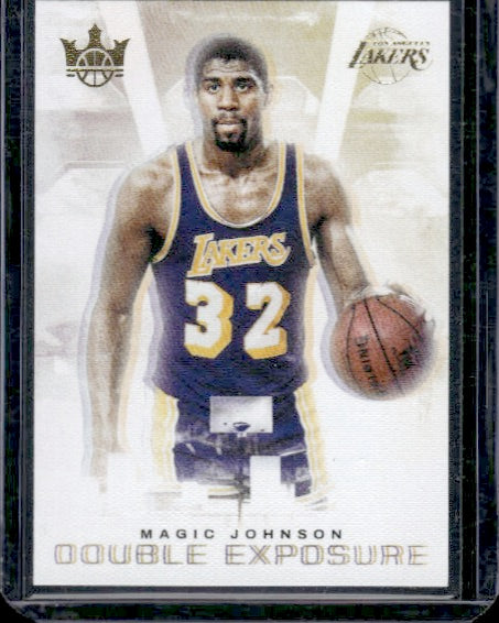 2022-23 Panini Court Kings #27 Magic Johnson Double Exposure