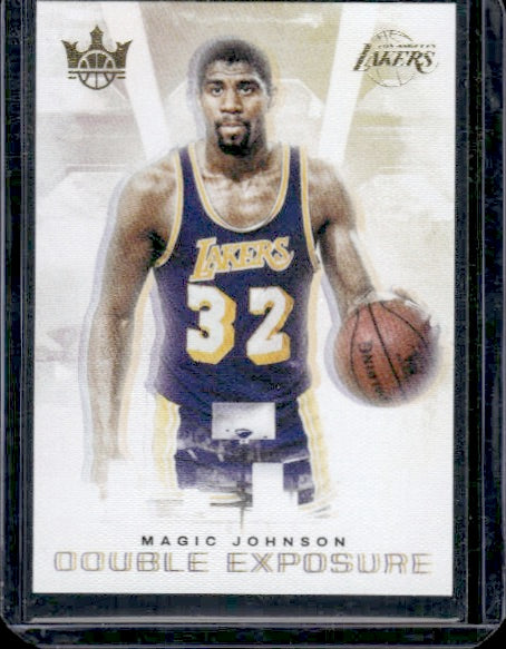 2022-23 Panini Court Kings #27 Magic Johnson Double Exposure