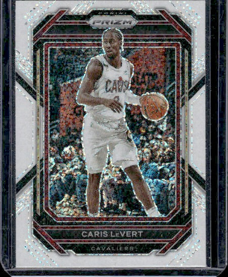 2022-23 Panini Prizm #77 Caris LeVert Prizms White Sparkle