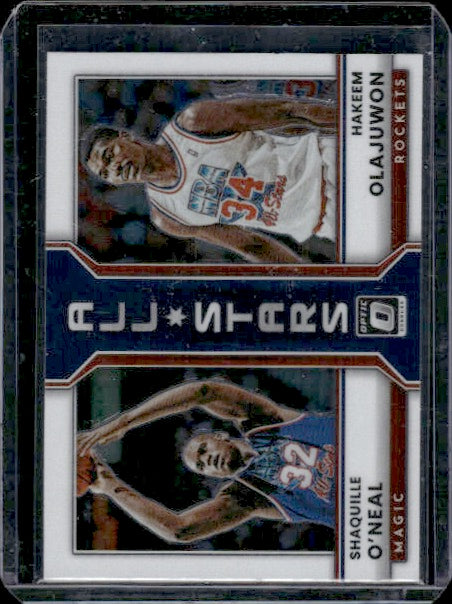 2022-23 Donruss Optic #14 Shaquille O'Neal / Hakeem Olajuwon All-Stars