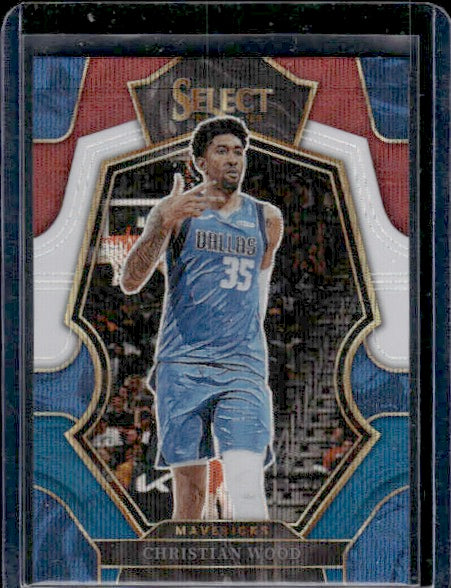 2022-23 Panini Select #129 Christian Wood Tri-Color Prizms