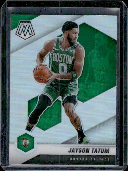 2020-21 Panini Mosaic #107 Jayson Tatum Silver