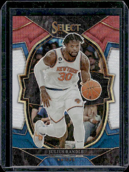 2022-23 Panini Select #40 Julius Randle Tri-Color Prizms