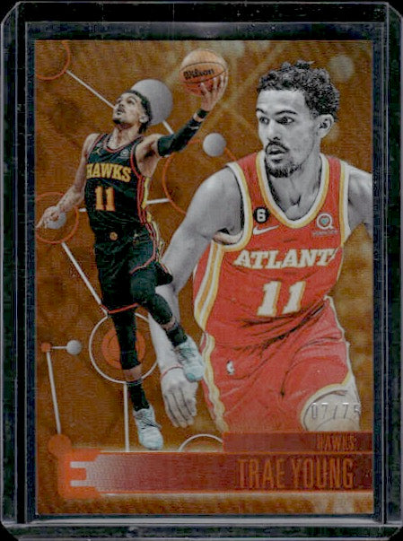 2022-23 Panini Chronicles #233 Trae Young Orange #/75