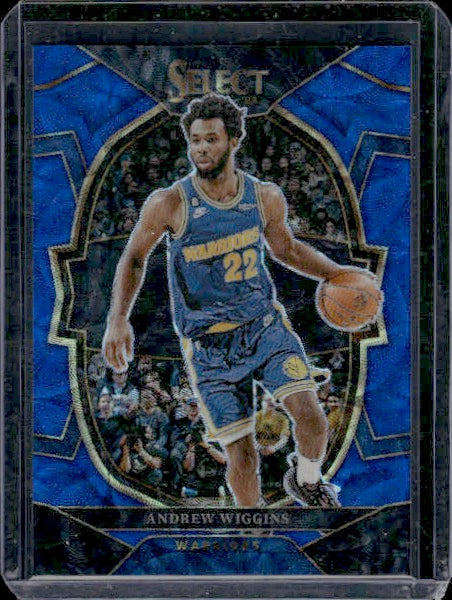 2022-23 Panini Select #10 Andrew Wiggins Blue Scope Prizms #/249