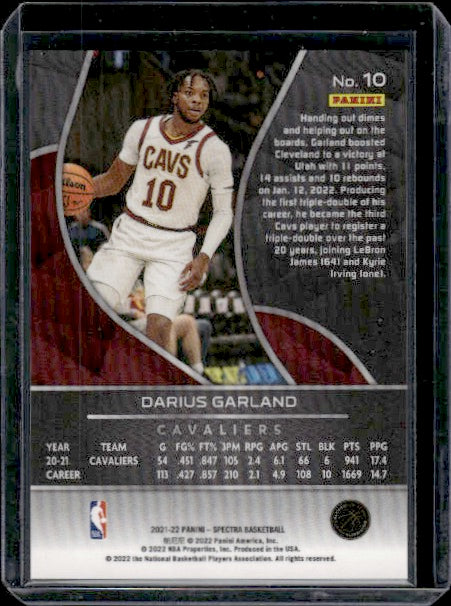 2021-22 Panini Spectra #10 Darius Garland