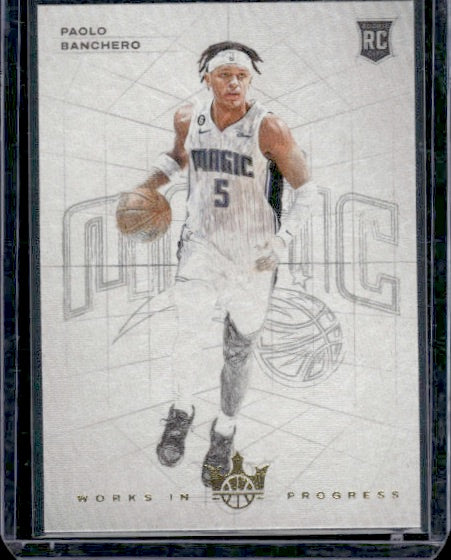 2022-23 Panini Court Kings #22 Paolo Banchero Works in Progress RC