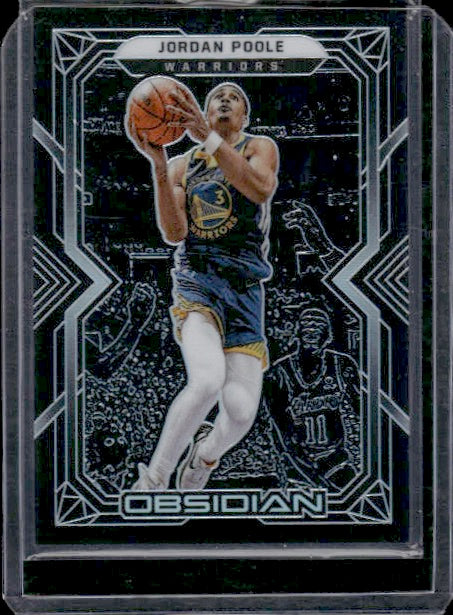 2021-22 Panini Obsidian #70 Jordan Poole