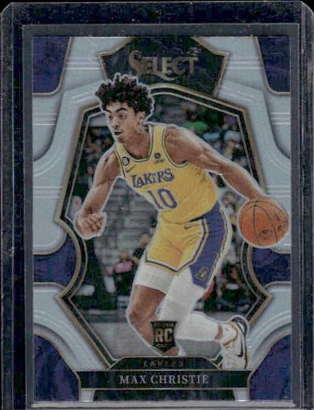 2022-23 Panini Select #181 Max Christie Silver Prizms