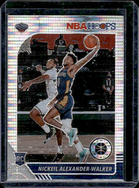 2019-20 Hoops Premium Stock #214 Nickeil Alexander-Walker Prizms Pulsar