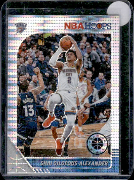 2019-20 Hoops Premium Stock #80 Shai Gilgeous-Alexander Prizms Pulsar