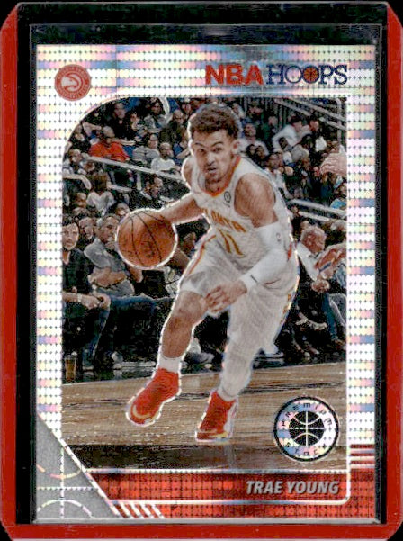 2019-20 Hoops Premium Stock #1 Trae Young Prizms Pulsar