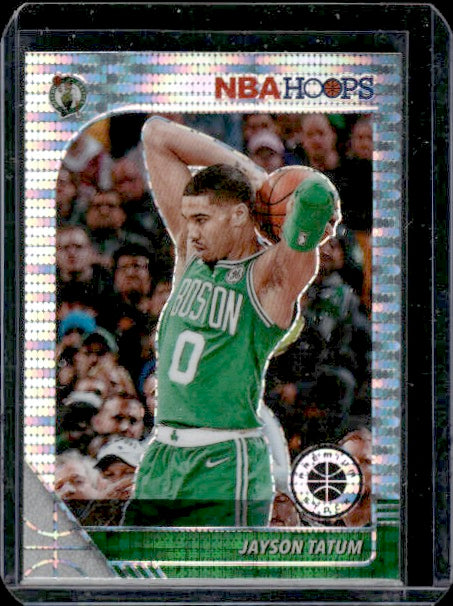 2019-20 Hoops Premium Stock #6 Jayson Tatum Prizms Pulsar