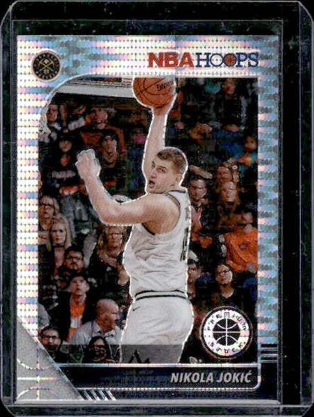 2019-20 Hoops Premium Stock #47 Nikola Jokic Prizms Pulsar