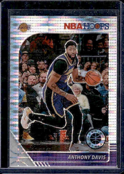 2019-20 Hoops Premium Stock #89 Anthony Davis Prizms Pulsar