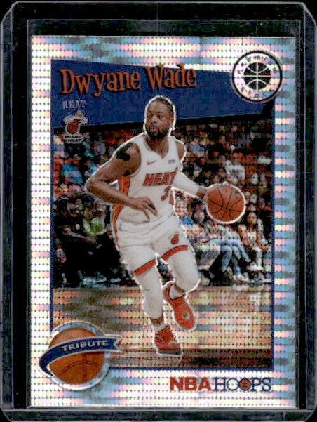 2019-20 Hoops Premium Stock #287 Dwyane Wade Prizms Pulsar