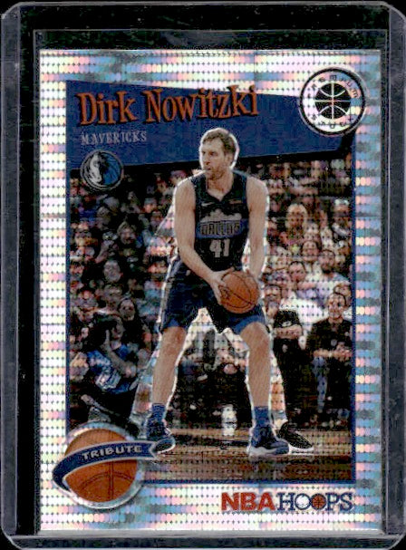 2019-20 Hoops Premium Stock #282 Dirk Nowitzki Prizms Pulsar