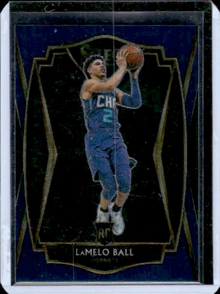 2020-21 Panini Select #183 LaMelo Ball Blue Prizms RC