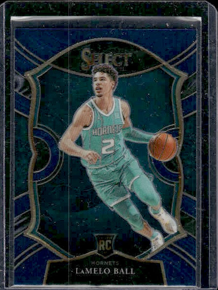 2020-21 Panini Select #63 LaMelo Ball Blue RC