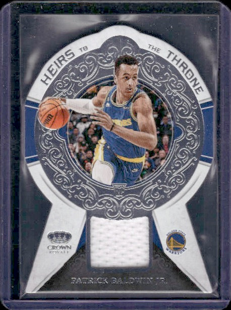 2022-23 Panini Crown Royale #HT-PBJ Patrick Baldwin Jr. Heirs to the Throne MEM