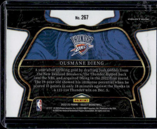 2022-23 Panini Select #267 Ousmane Dieng RC