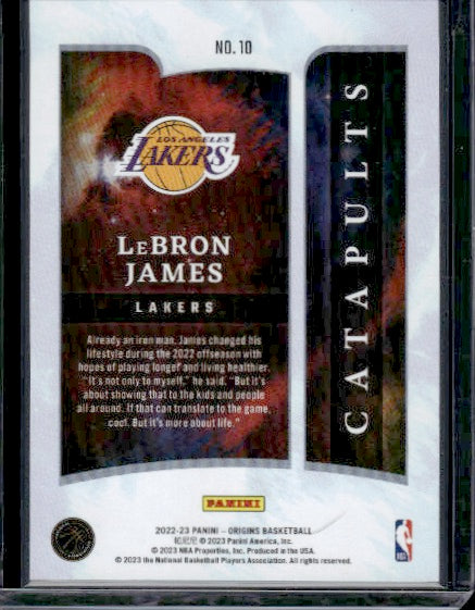 2022-23 Panini Origins #10 LeBron James Catapults