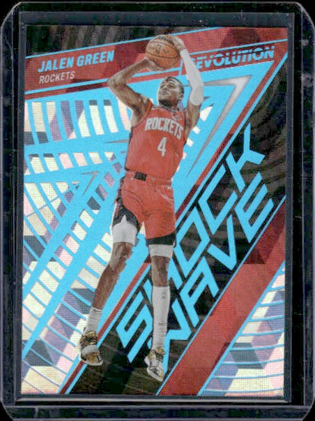 2022-23 Panini Revolution #5 Jalen Green Shock Wave Cosmic #/99