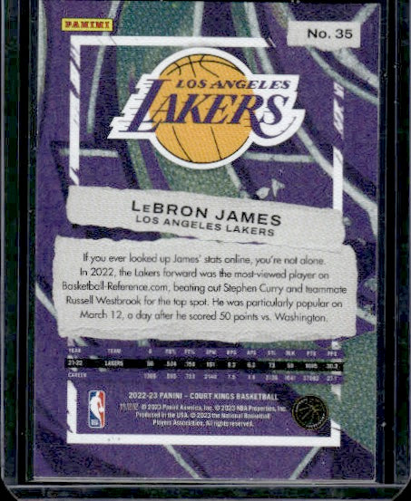 2022-23 Panini Court Kings #35 LeBron James